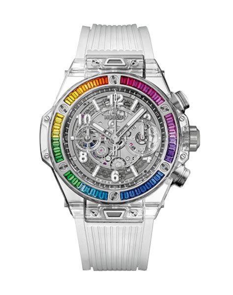 hublot big bang sapphire rainbow 42mm|Hublot sapphire crystal.